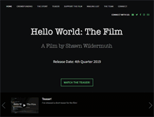 Tablet Screenshot of helloworldfilm.com